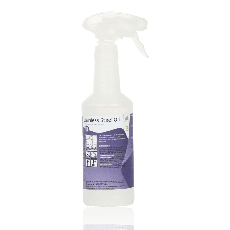 Stainless Steel Oil | 500ml Spray bottle | RVS olie - A004068