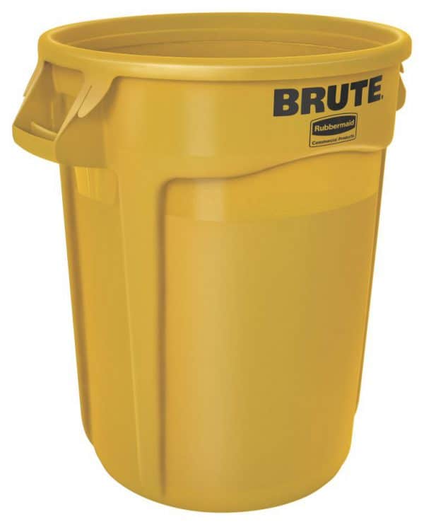 Ronde Brute container 121,1 liter geel - VB 002632