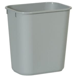 Rechthoekige afvalbak 12,9 liter grijs - VB 002955 - Afbeelding 2