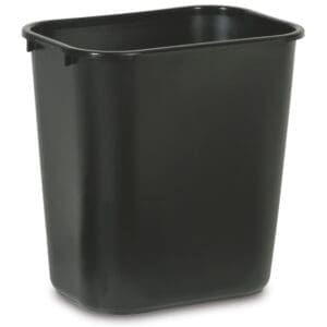 Rechthoekige afvalbak 26,6 liter zwart - VB 002956 - Afbeelding 4