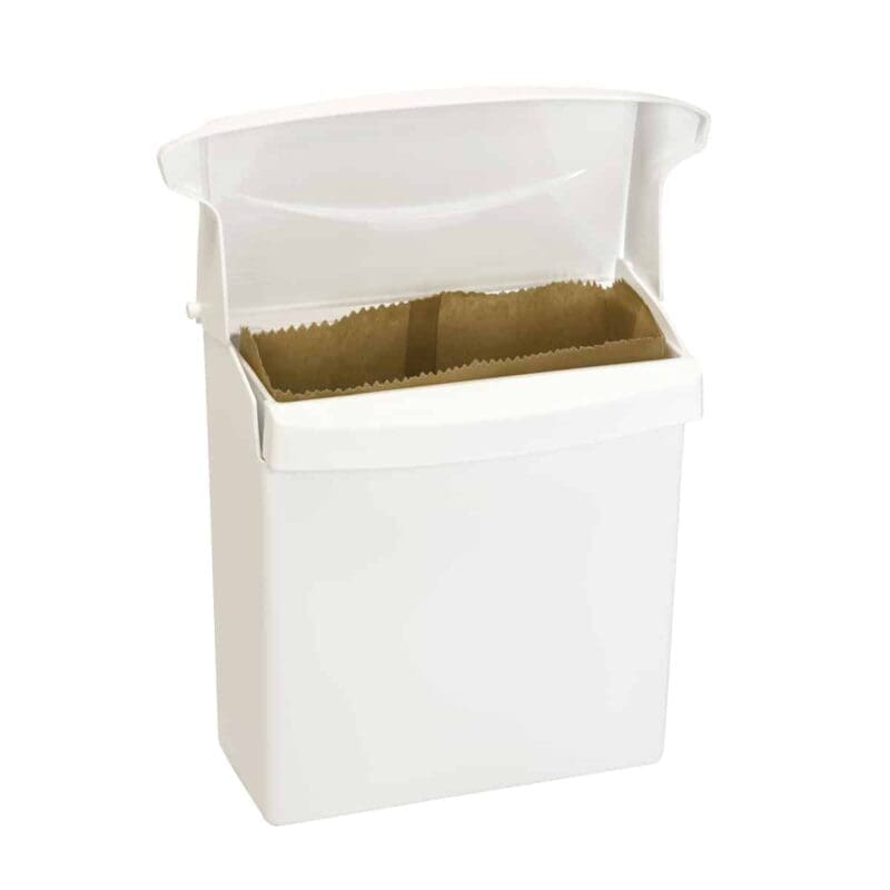 Sanitaire afvalbak 5 liter wit - VB 006140 - Afbeelding 2