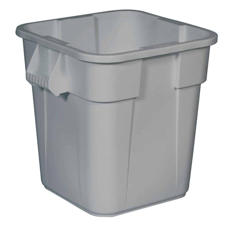 Vierkante Brute container 106 liter grijs - VB 003526