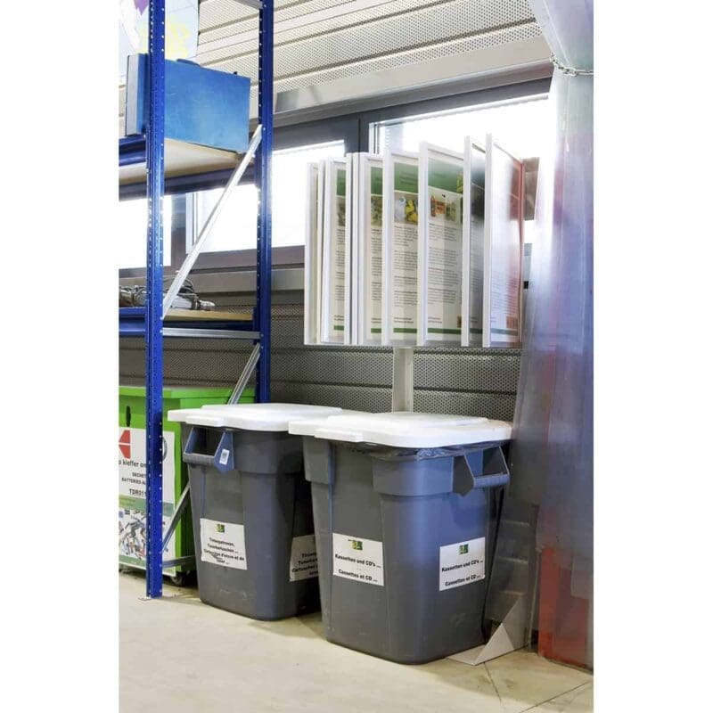 Vierkante Brute container 151,4 liter grijs - VB 003536 - Afbeelding 3