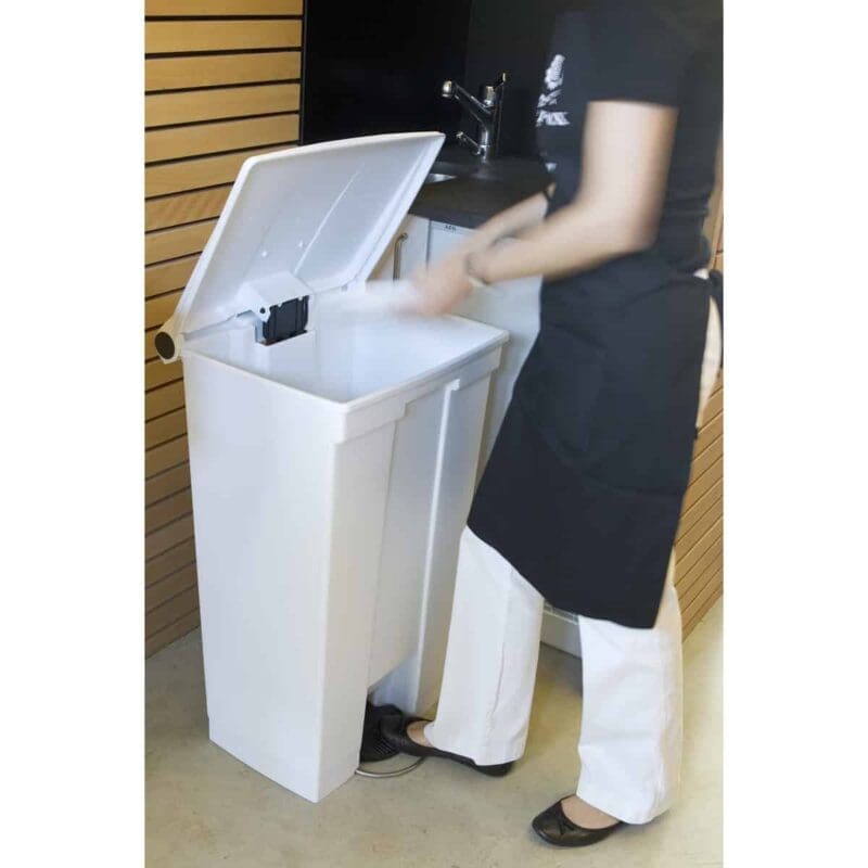 Step-On Classic container 87 liter wit - VB 006146 - Afbeelding 3