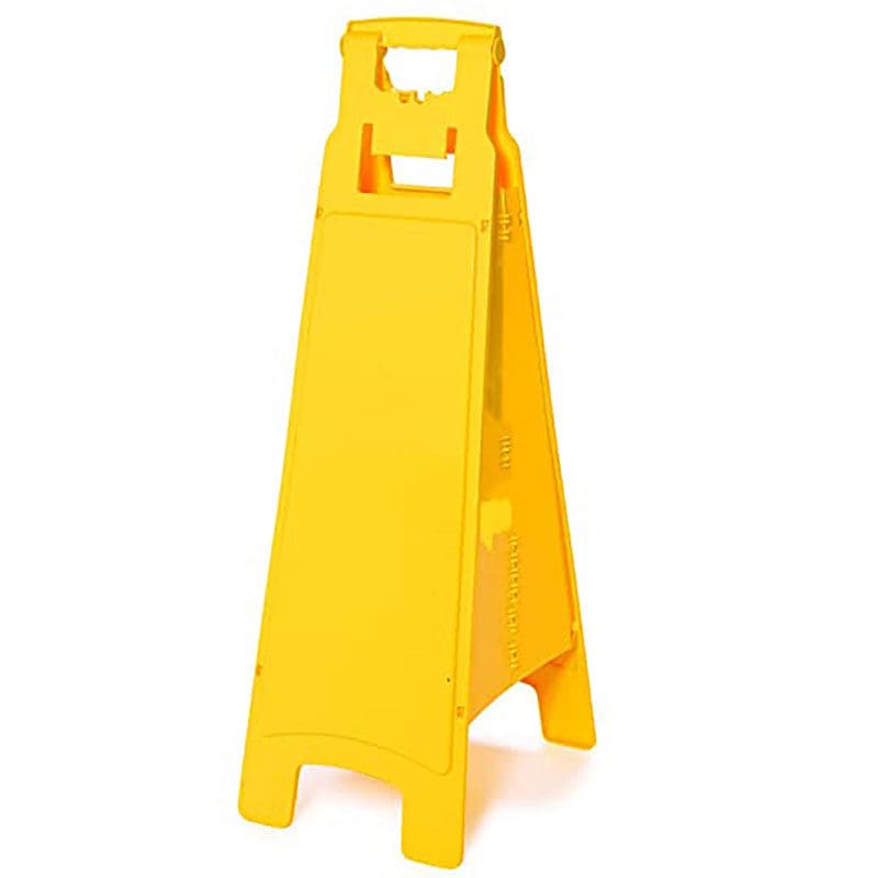 Vierzijdig waarschuwingsbord - blanco geel - VB 124958
