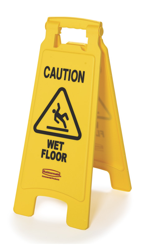 Tweezijdig waarschuwingsbord geel - VB 006112-77