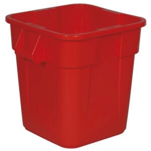 Vierkante Brute container 106 liter rood - VB 003526 - Afbeelding 4