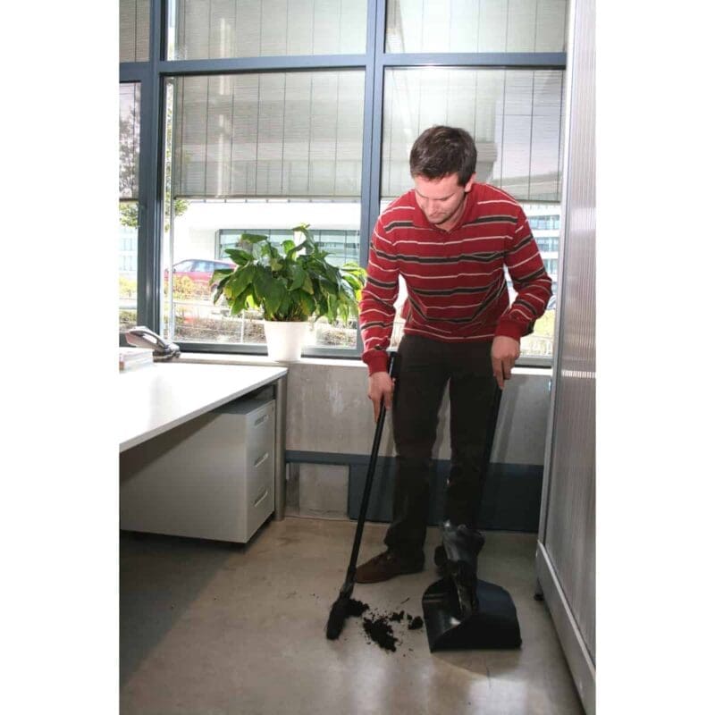 Lobby Pro stofblik met deksel zwart - VB 002532 - Afbeelding 3