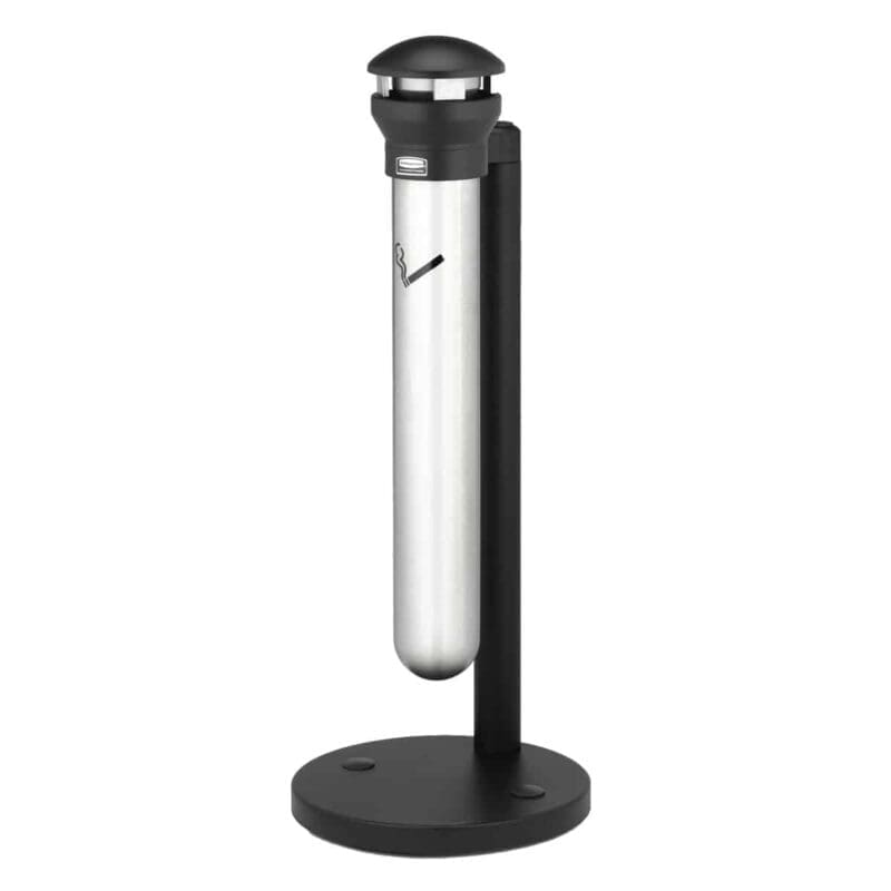 Staande asbak Infinity zwart, RVS - VB 000931