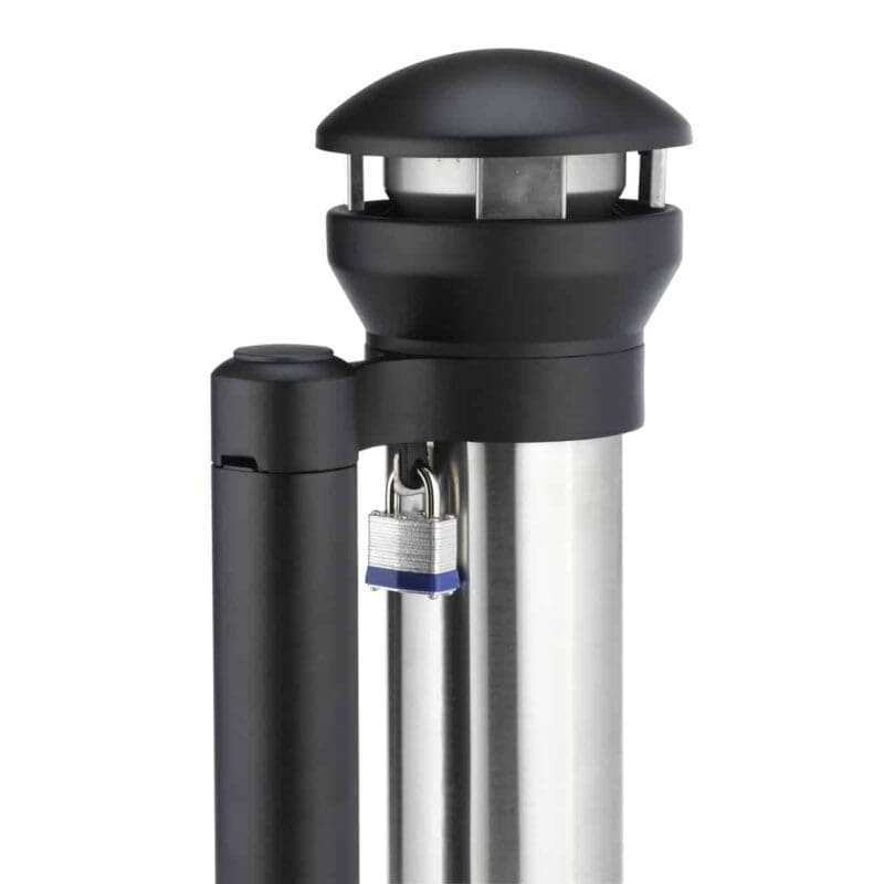 Staande asbak Infinity zwart, RVS - VB 000931 - Afbeelding 2