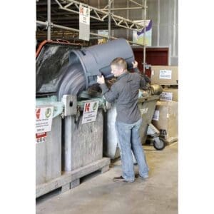 Ronde Brute Utility container 166,5 liter grijs - VB 002643-60 - Afbeelding 8
