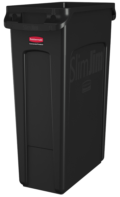 Slim Jim met luchtsleuven 87 liter zwart - VB 186352