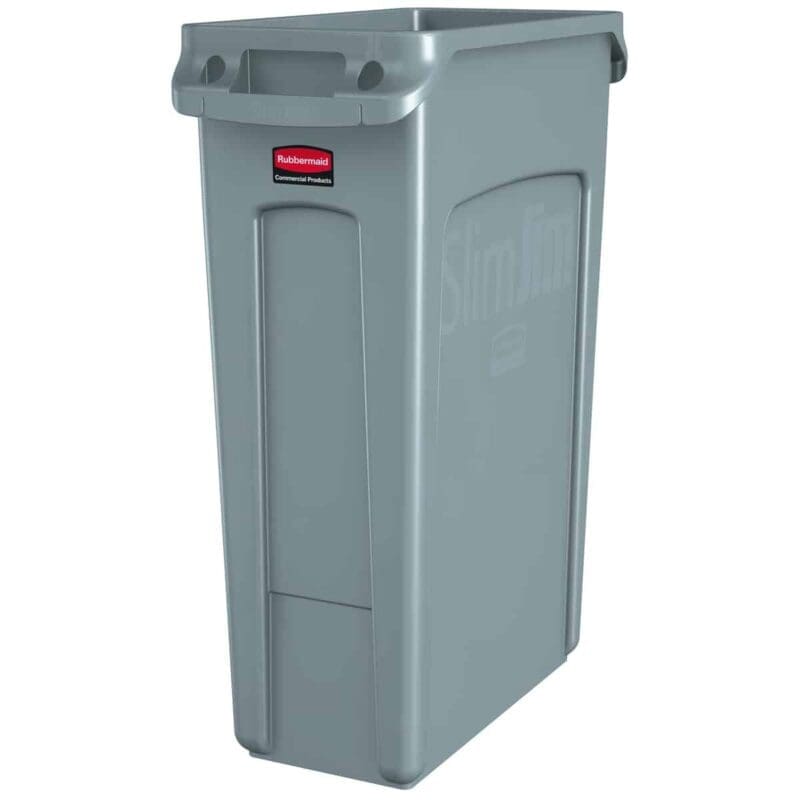 Slim Jim met luchtsleuven 87 liter grijs - VB 186376