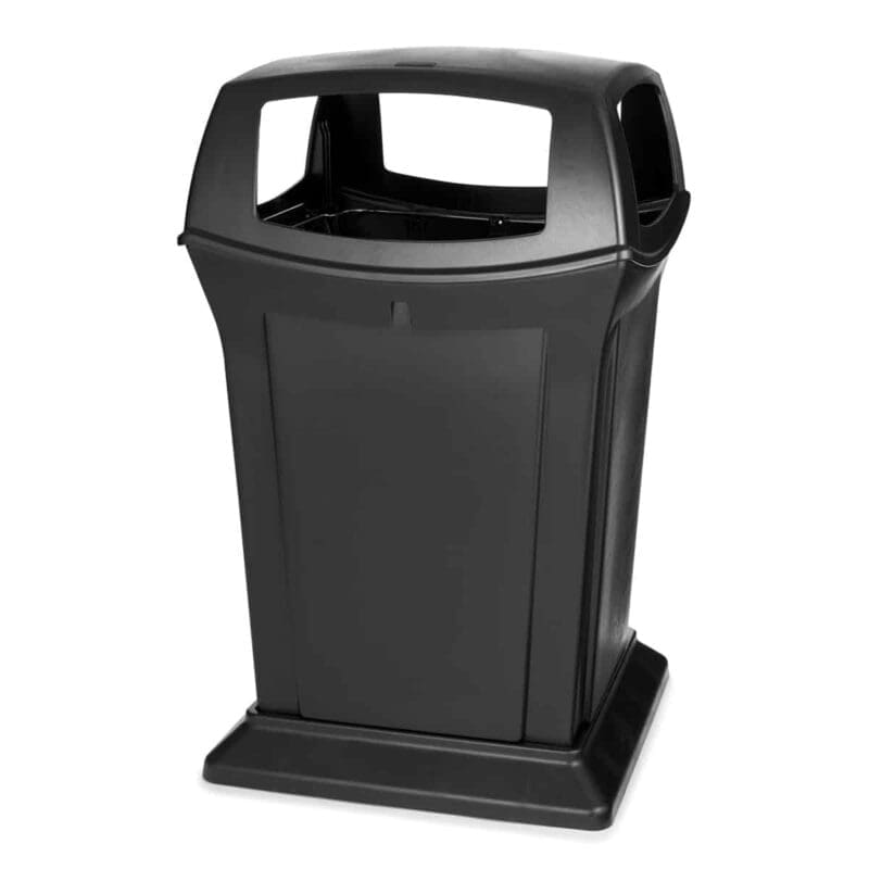 Ranger container met 4 openingen zwart - VB 009173