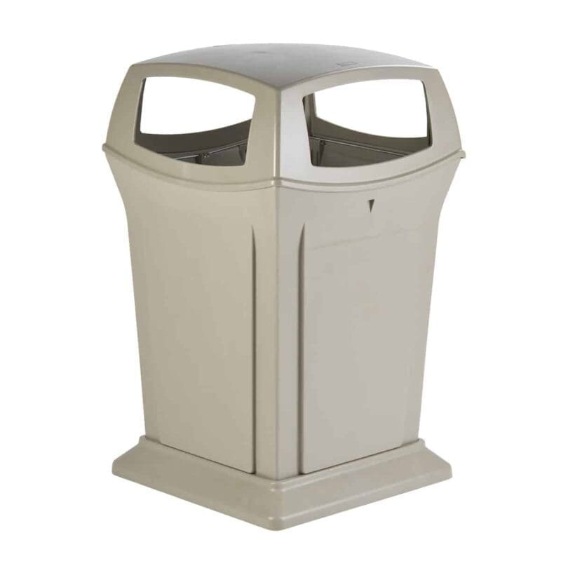 Rubbermaid Ranger container met 4 openingen beige – FG917388