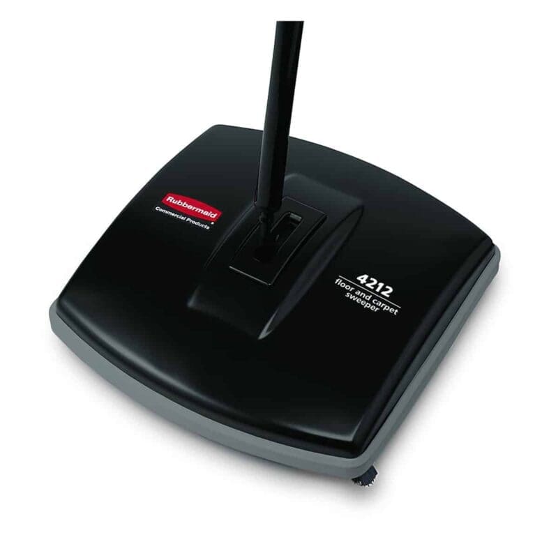 Vloer- en tapijtveger zwart - VB 004212 - Afbeelding 3