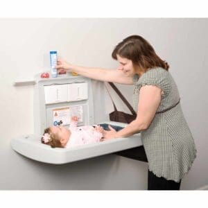 Baby verschoontafel - horizontaal model grijs - VB 007818 - Afbeelding 3