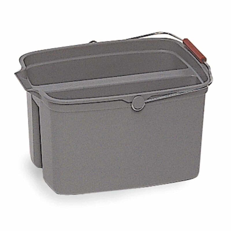 Dubbele emmer grijs - VB 002628