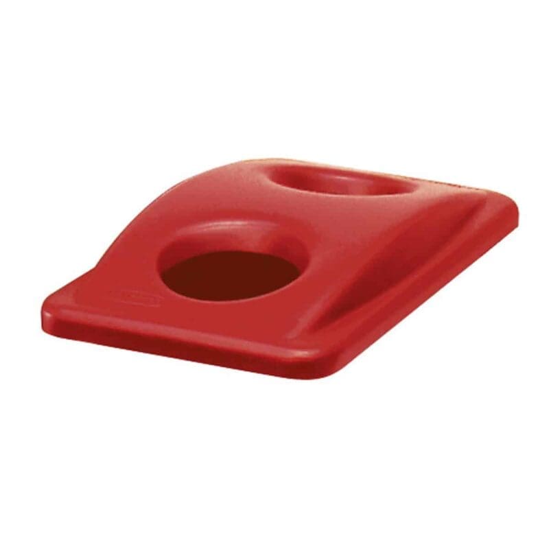 Rubbermaid flessendeksel voor SlimJim 87L rood – FG269200RED
