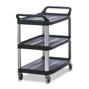 Rubbermaid X-traTM materiaalwagen open zwart – 1814566