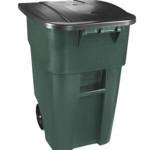 BRUTE-rolcontainer met deksel 189,3 liter donker groen, zwart - VB 216066 - Afbeelding 2