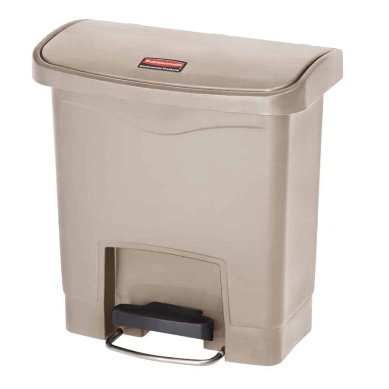 Slim Jim Step On container Front Step kunststof 15 liter beige - VB 223897