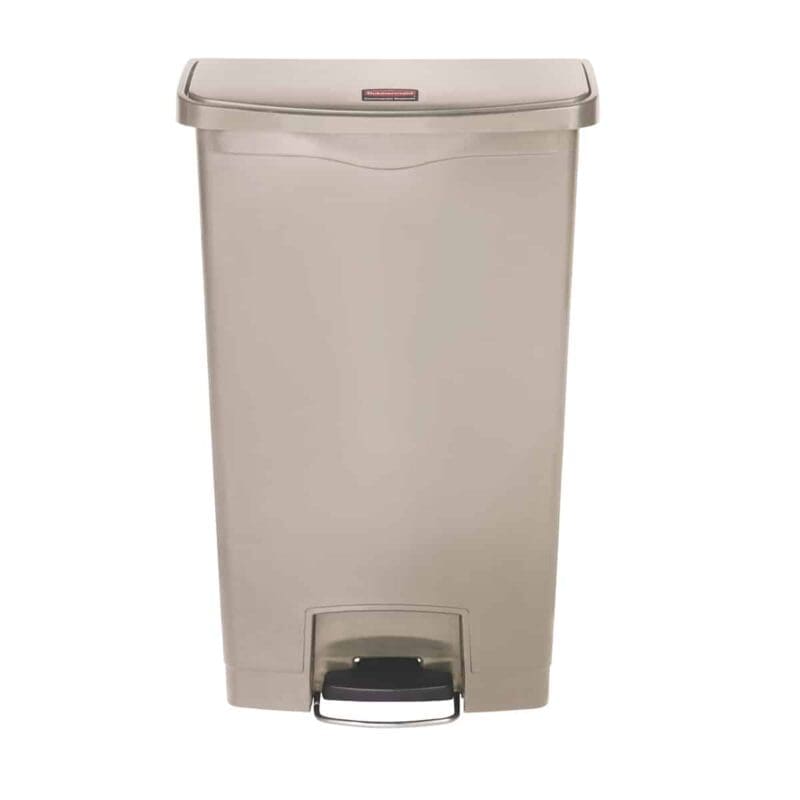 Slim Jim Step On container Front Step kunststof 68 liter beige - VB 223941 - Afbeelding 2