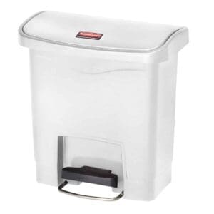 Slim Jim Step On container Front Step kunststof 15 liter wit - VB 223989