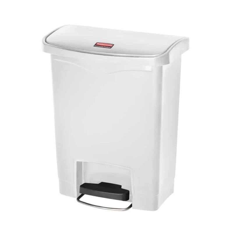 Slim Jim Step On container Front Step kunststof 30 liter wit - VB 223996