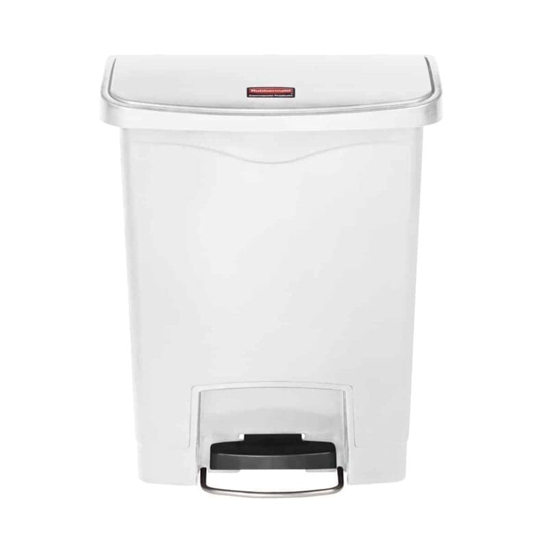 Slim Jim Step On container Front Step kunststof 30 liter wit - VB 223996 - Afbeelding 2