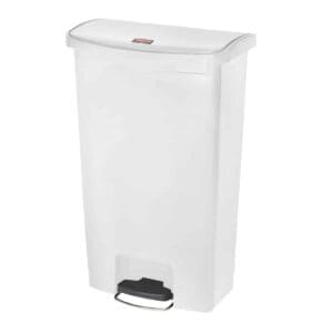 Slim Jim Step On container Front Step kunststof 68 liter wit - VB 224030