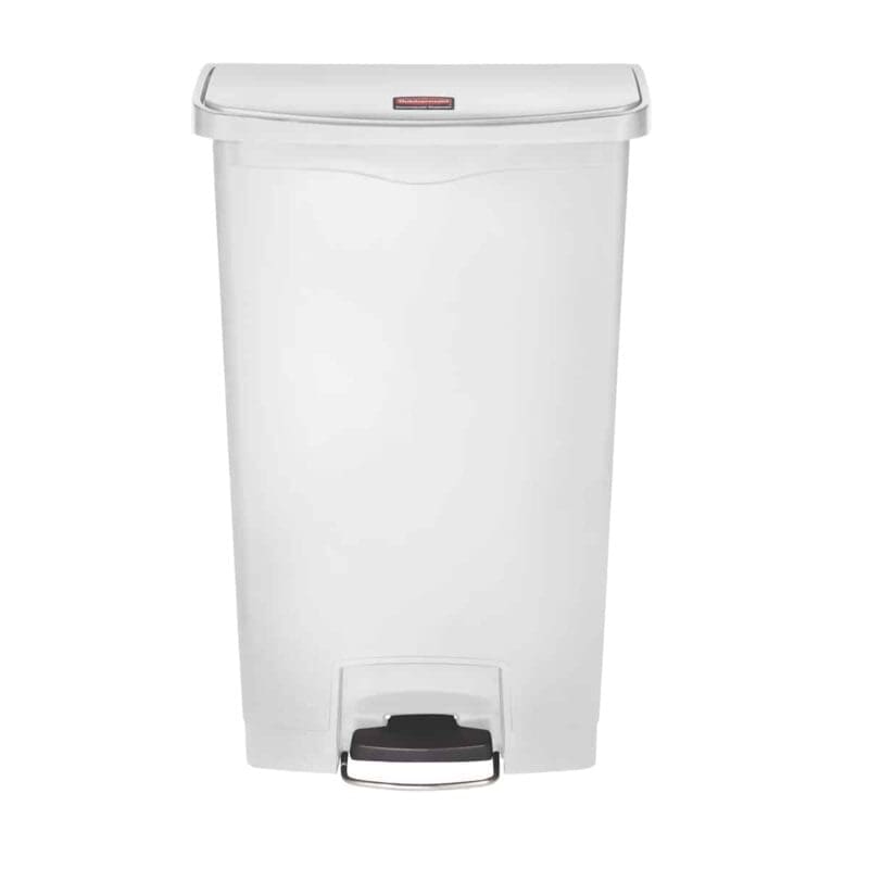 Slim Jim Step On container Front Step kunststof 68 liter wit - VB 224030 - Afbeelding 2