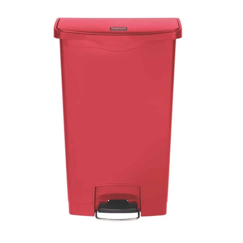 Slim Jim Step On container Front Step kunststof 68 liter rood - VB 224122 - Afbeelding 2