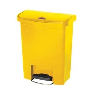 Slim Jim Step On container Front Step kunststof 30 liter geel - VB 224177