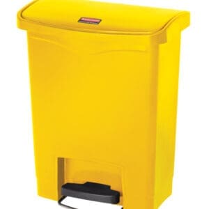 Slim Jim Step On container Front Step kunststof 30 liter geel - VB 224177 - Afbeelding 6