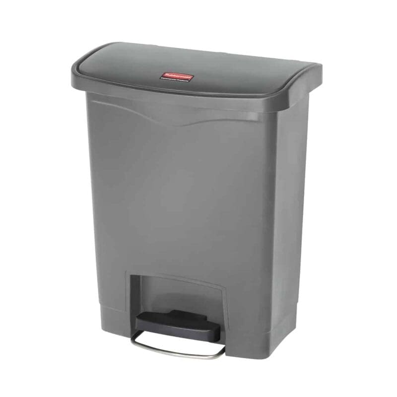 Slim Jim Step On container Front Step kunststof 30 liter grijs - VB 224443