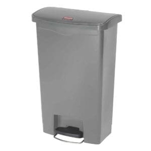 Slim Jim Step On container Front Step kunststof 50 liter grijs - VB 224467