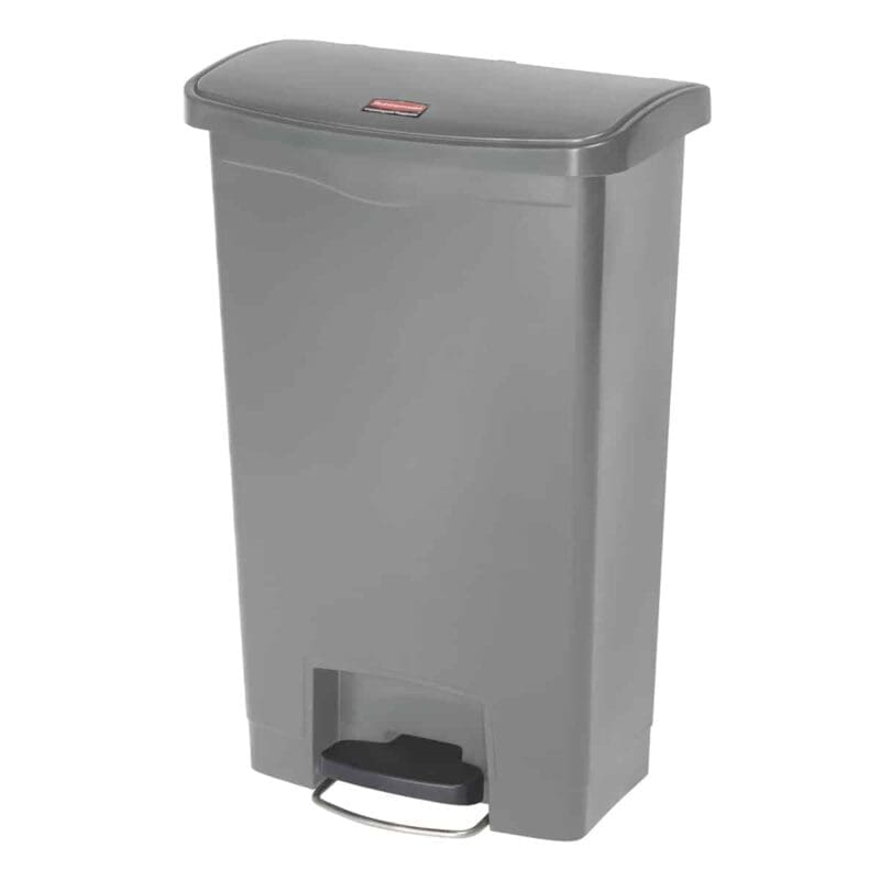 Slim Jim Step On container Front Step kunststof 50 liter grijs - VB 224467