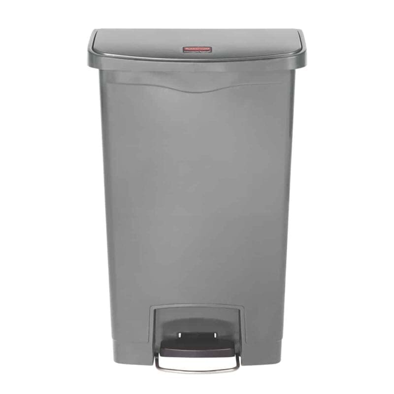 Slim Jim Step On container Front Step kunststof 50 liter grijs - VB 224467 - Afbeelding 2