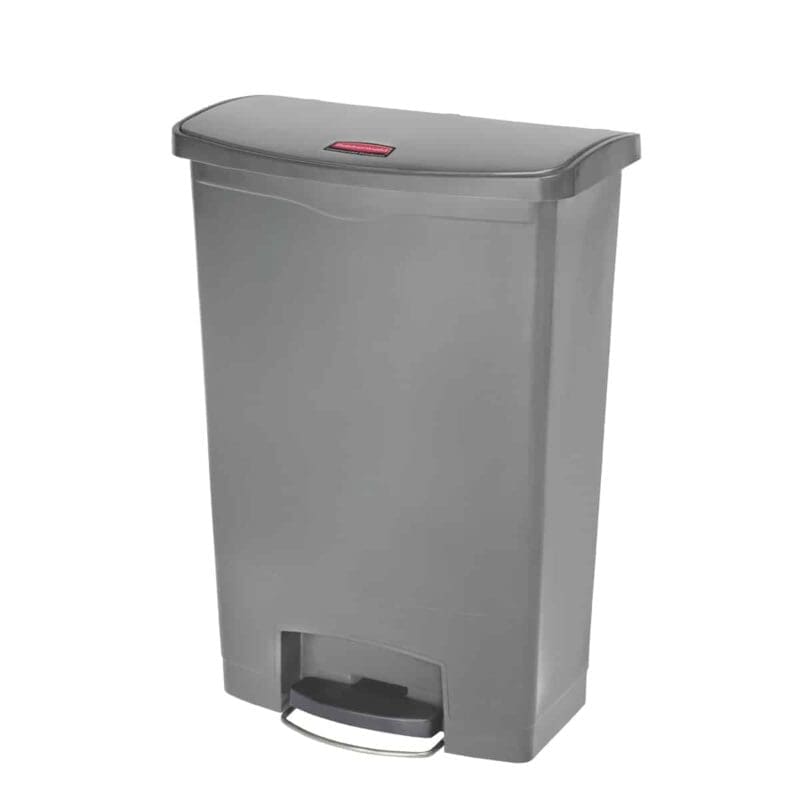 Slim Jim Step On container Front Step kunststof 90 liter grijs - VB 224504