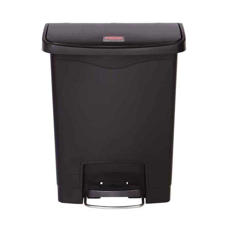 Slim Jim Step On container Front Step kunststof 30 liter zwart - VB 224535 - Afbeelding 2