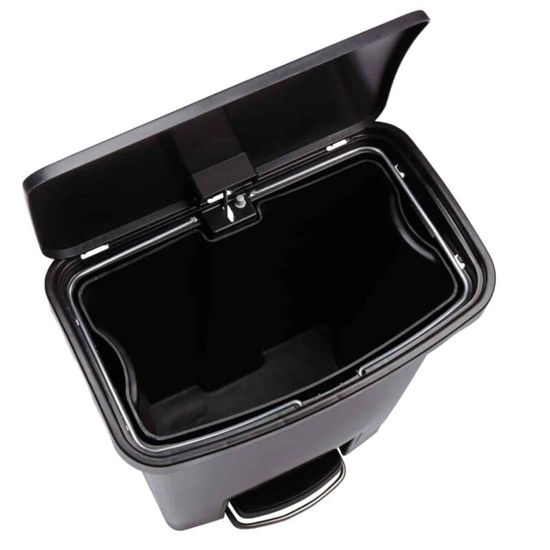 Slim Jim Step On container Front Step kunststof 30 liter zwart - VB 224535 - Afbeelding 4