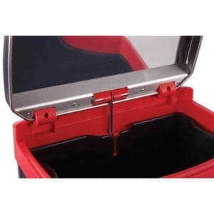 Rubbermaid Slim Jim Step On container Front Step RVS 30L RVS-rood - 224726 - Afbeelding 3