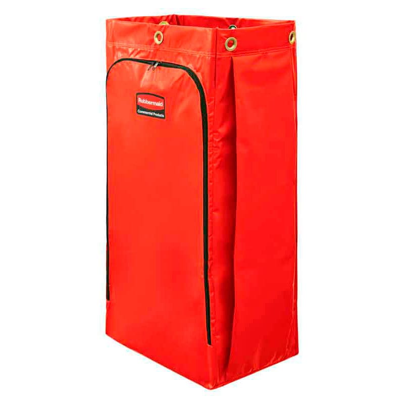 Recyclingzak met universeel symbool rood - VB 227369