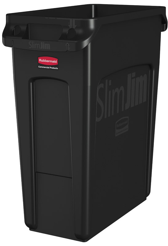 Slim Jim met luchtsleuven 60 liter zwart - VB 227840