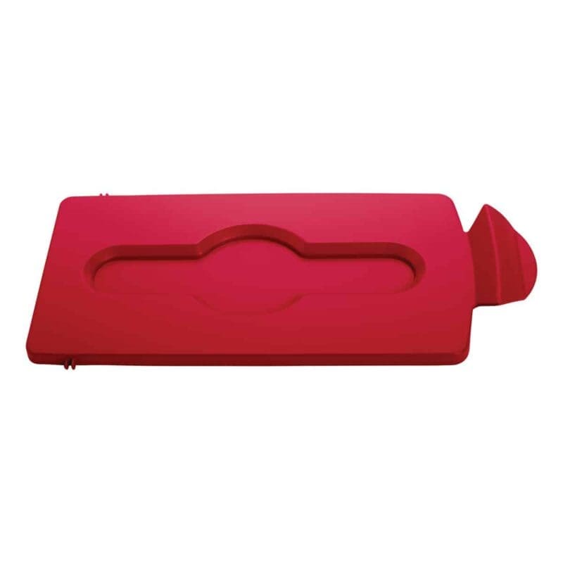 Deksel gesloten voor Slim Jim Recyclingstation rood - VB 237757