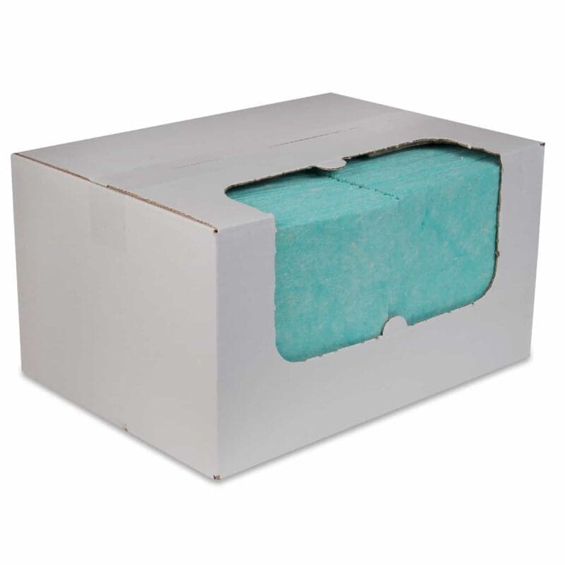 Reinigingsdoek 135gr/m2 non-woven (in dispenserdoos) groen 100/ds – 2035014
