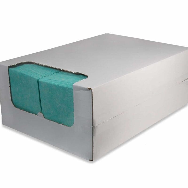 Reinigingsdoek 135gr/m2 non-woven (in dispenserdoos) groen 200/ds – 2035024