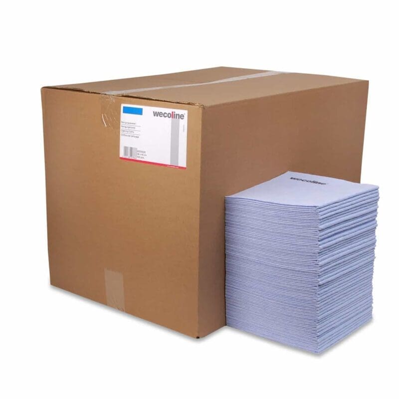 Reinigingsdoek 135gr/m2 non-woven blauw 400/ds – 2035030