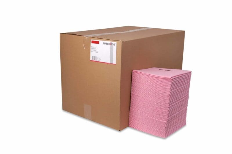 Reinigingsdoek 135gr/m2 non-woven rood 400/ds – 2035032